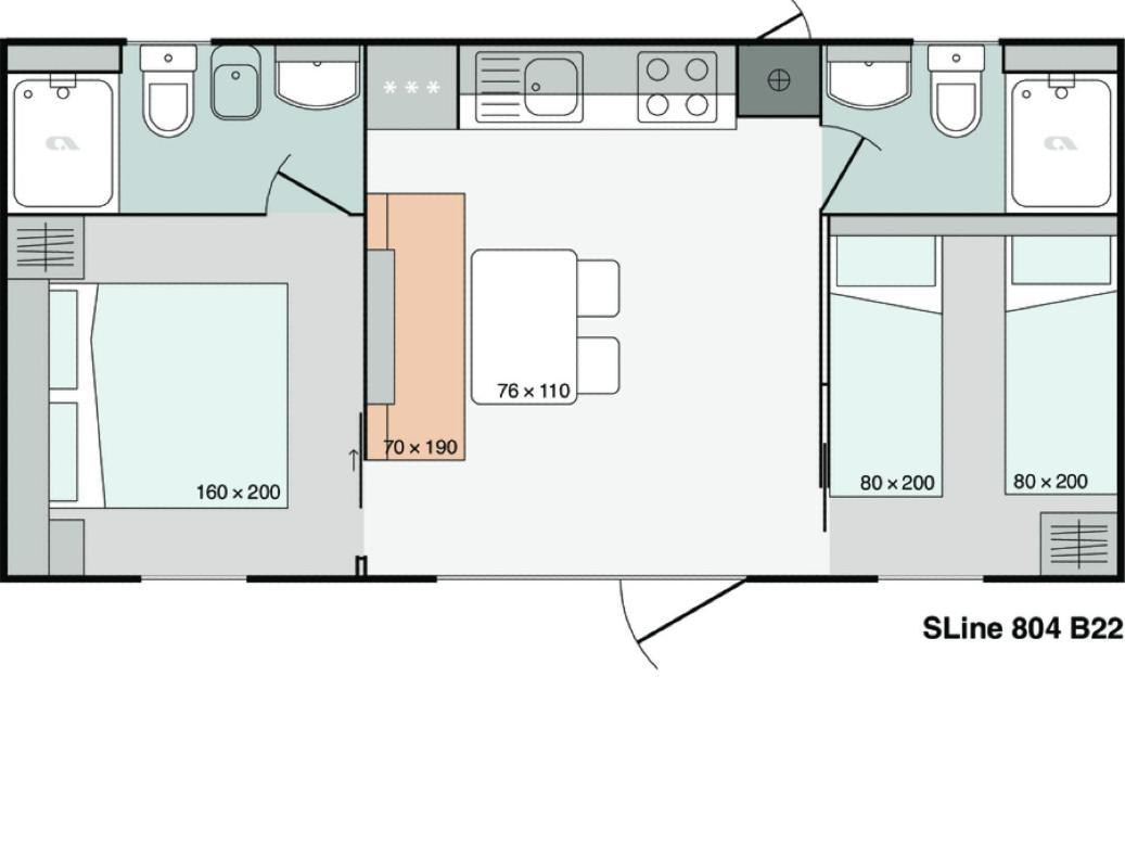 Mobile Homes Dololego - Drage Baška Voda Exterior foto